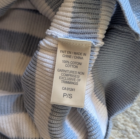 Twik Blue and White Striped Sweater - Picture 3 of 3